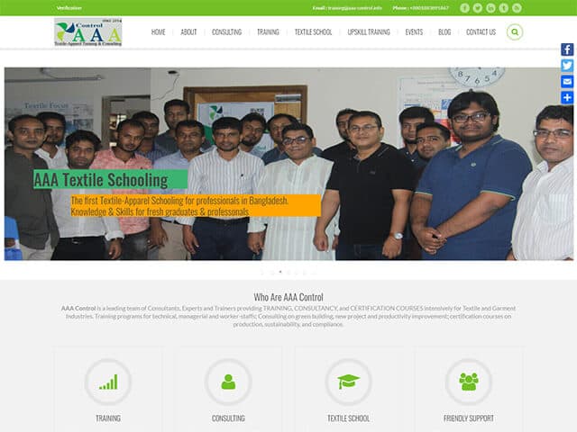 Making Website For AAA Control